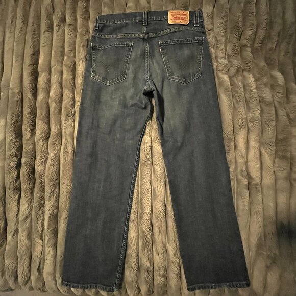 Levi's 559 Jeans Mens 33x29 Blue Relaxed Fit Straight Leg Dark Wash Levis Denim - Picture 2 of 12